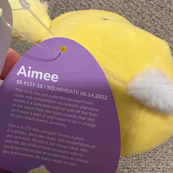 Nwt 5" Easter Aimee Squishmallow - Picture 3 of 3